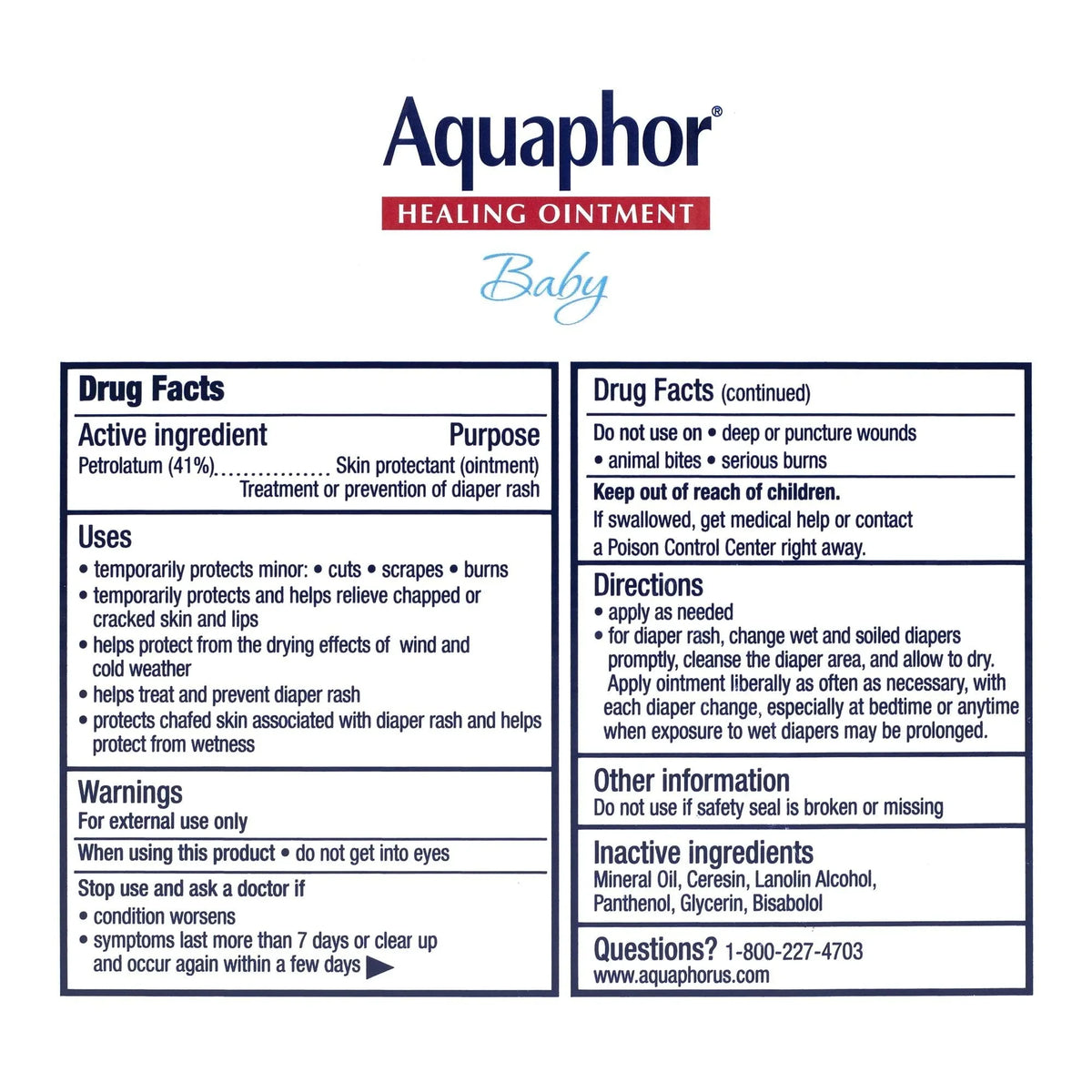 Aquaphor Advanced Therapy Baby Healing Ointment with Bonus 15.75 oz. - ShopUSA - Kenya
