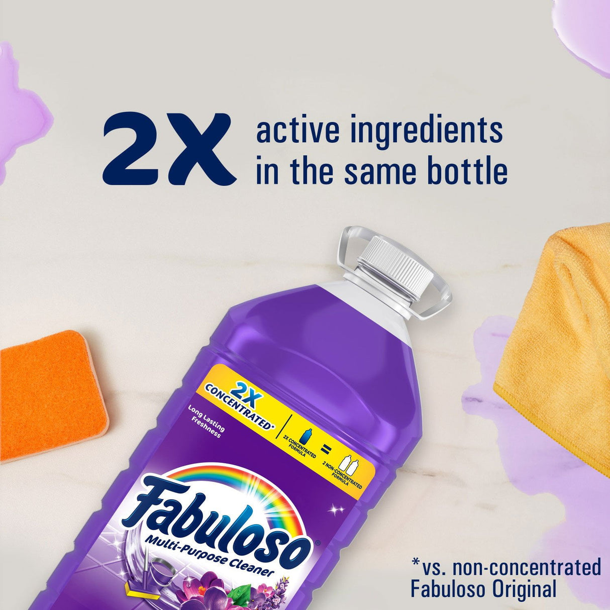 Multi-Purpose Cleaner in Kenya - Fabuloso 2X Concentrated Lavender , 6.2Litres