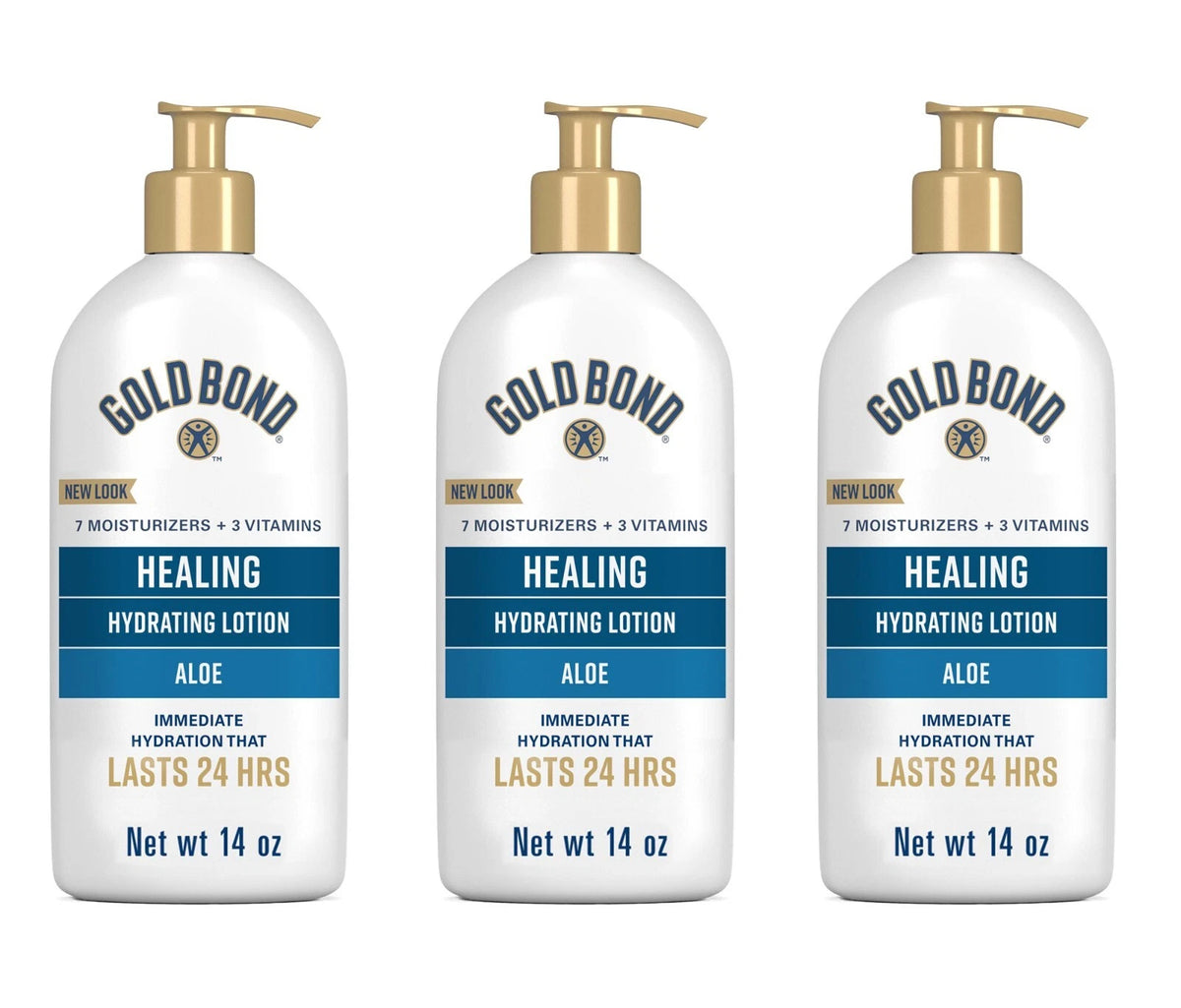 Gold Bond Healing Lotion with Aloe in Kenya - 3 Pack