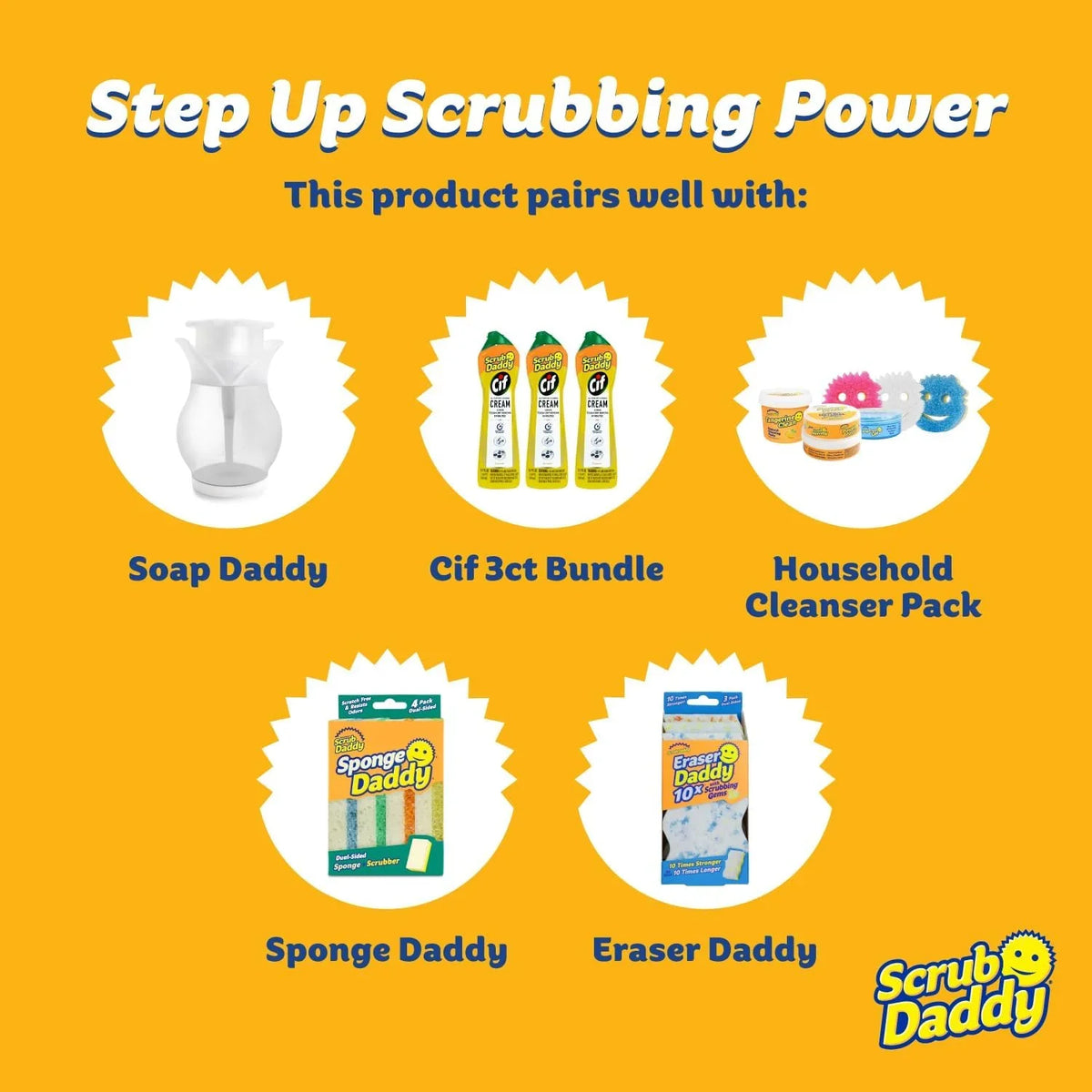 Scrub Daddy 6 Kitchen Sponges - ShopUSA - Kenya