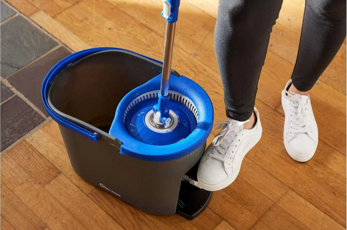 Simpli Spin Mop with Foot Pedal and 3 Fillers - ShopUSA - Kenya