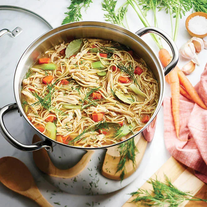 Tramontina Stainless Steel Covered Stock Pot - ShopUSA - Kenya