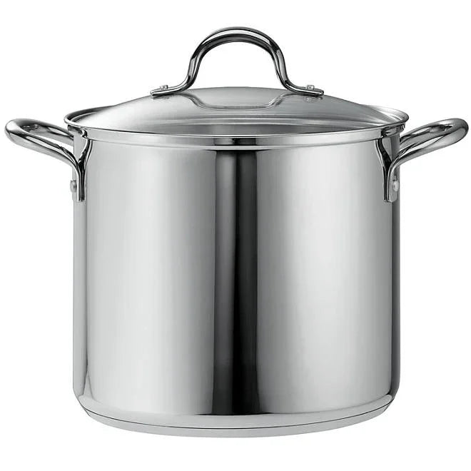 Tramontina Stainless Steel Covered Stock Pot - ShopUSA - Kenya