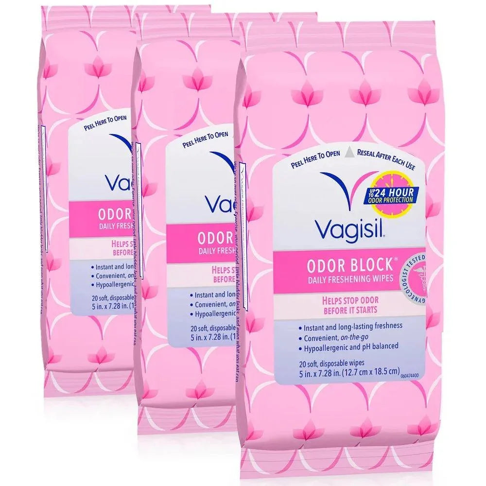 Vagisil Odor Block Daily Freshening Wipes - ShopUSA - Kenya
