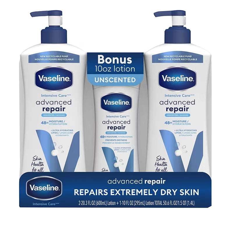 Vaseline Intensive Care Advanced Repair Unscented Body Lotion