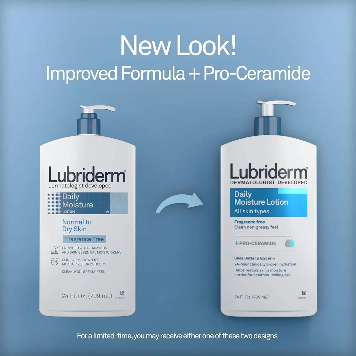 Lubriderm Daily Moisture Face, Hand & Body Lotion for Sensitive Skin (2pk) - ShopUSA - Kenya