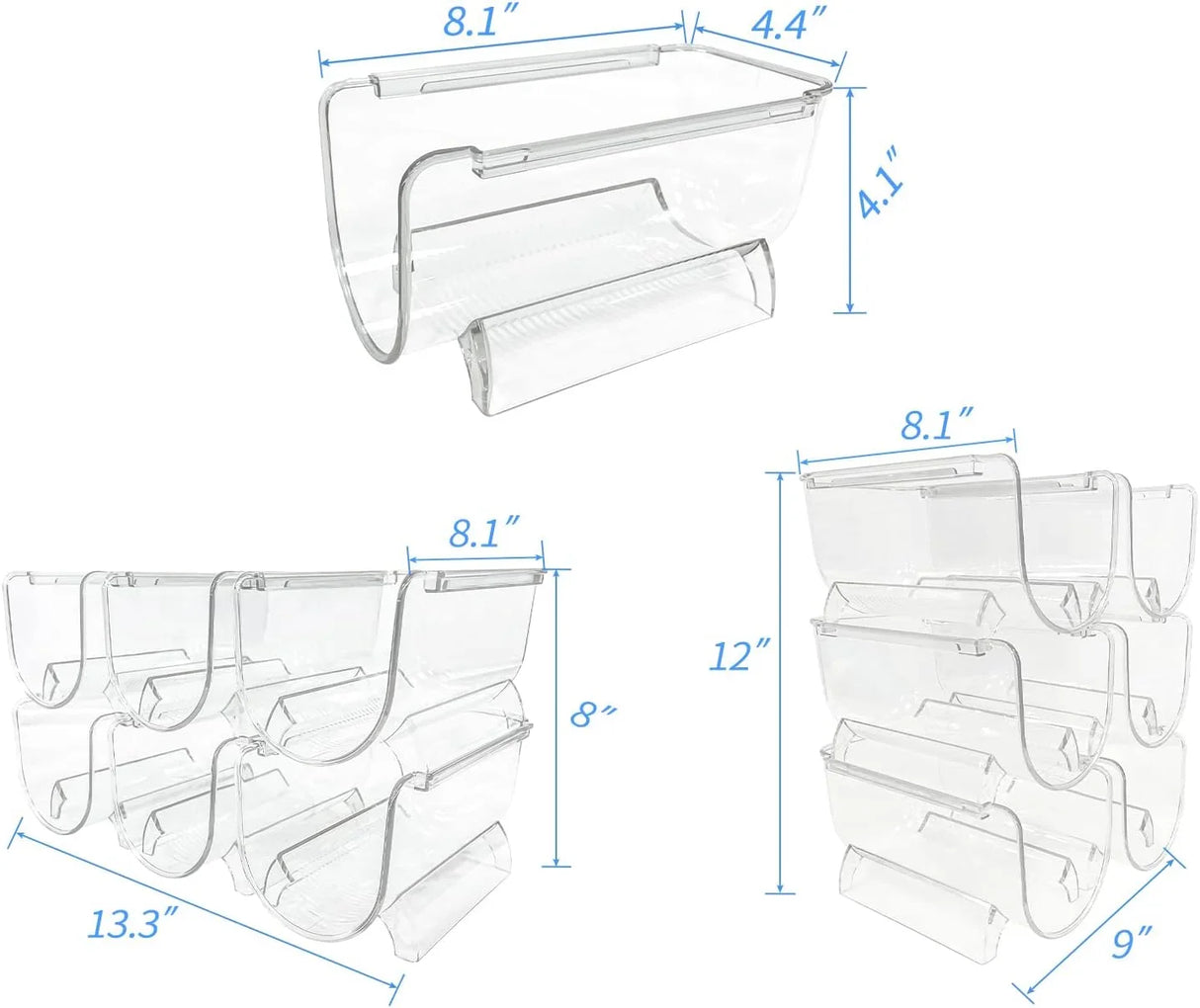 Wine Rack Organizer Storage Rack - ShopUSA - Kenya