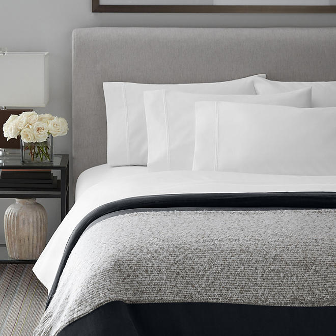 6 Piece 700 Thread Count King Size Bed Sheet Set