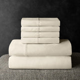 6 Piece 700 Thread Count King Size Bed Sheet Set