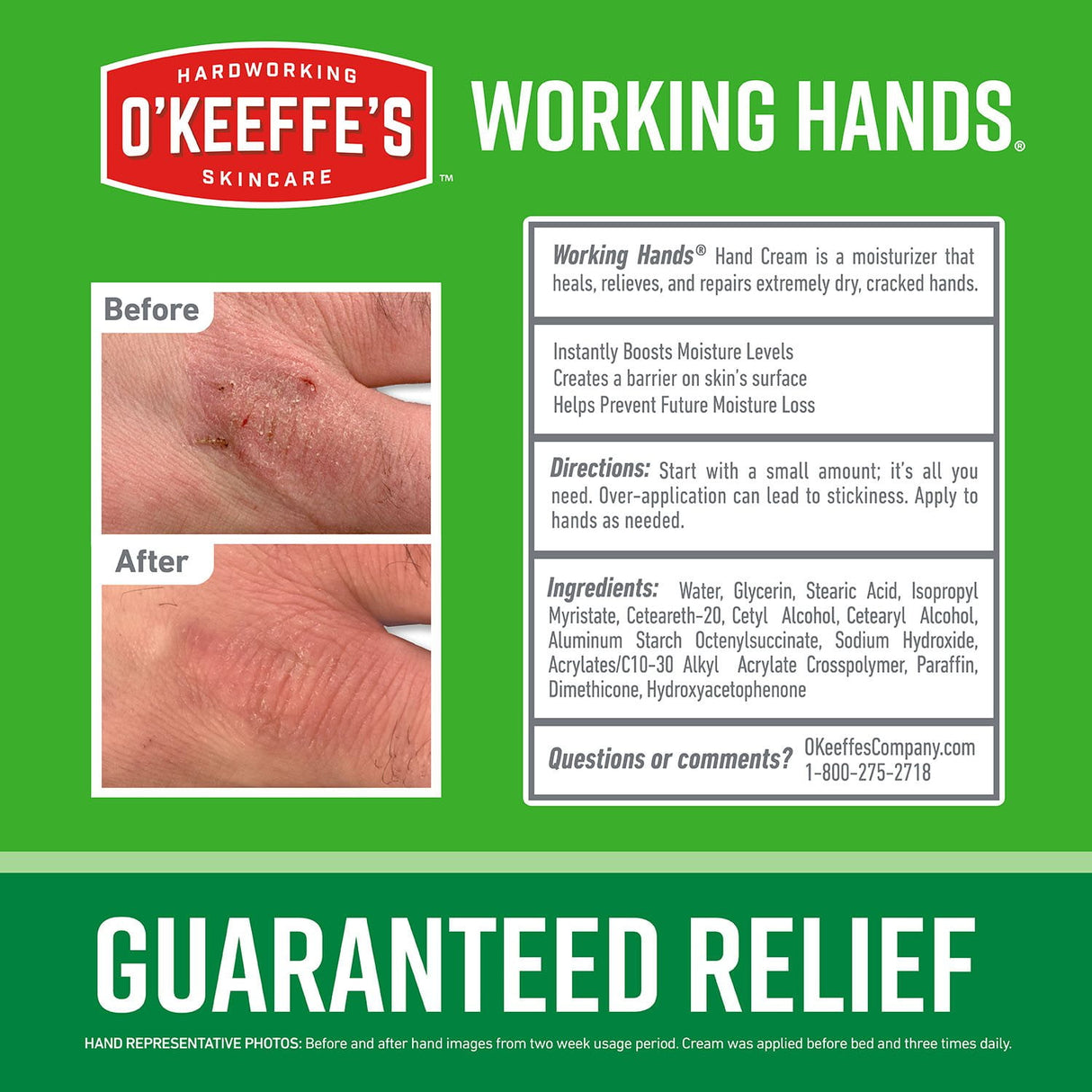 Hand Cream Kenya -O'Keeffe's Working Hands and Night Treatment, 3 pk.