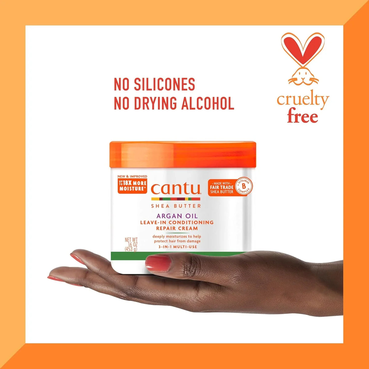 Cantu Argan Oil Leave in Conditioning Repair Cream - ShopUSA - Kenya