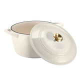 Tramontina 7 Qt Enameled Cast Iron Dutch Oven, Spruce - Detail 6