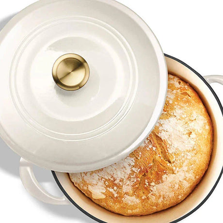 Tramontina 7 Qt Enameled Cast Iron Dutch Oven, Spruce - Detail 2