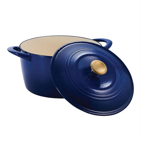 Tramontina 7 Qt Enameled Cast Iron Dutch Oven, Spruce - Detail 3