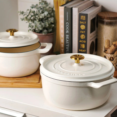 Tramontina 4 and 6 Quart Cast Iron Dutch Oven Set, Gun Metal - Detail 5