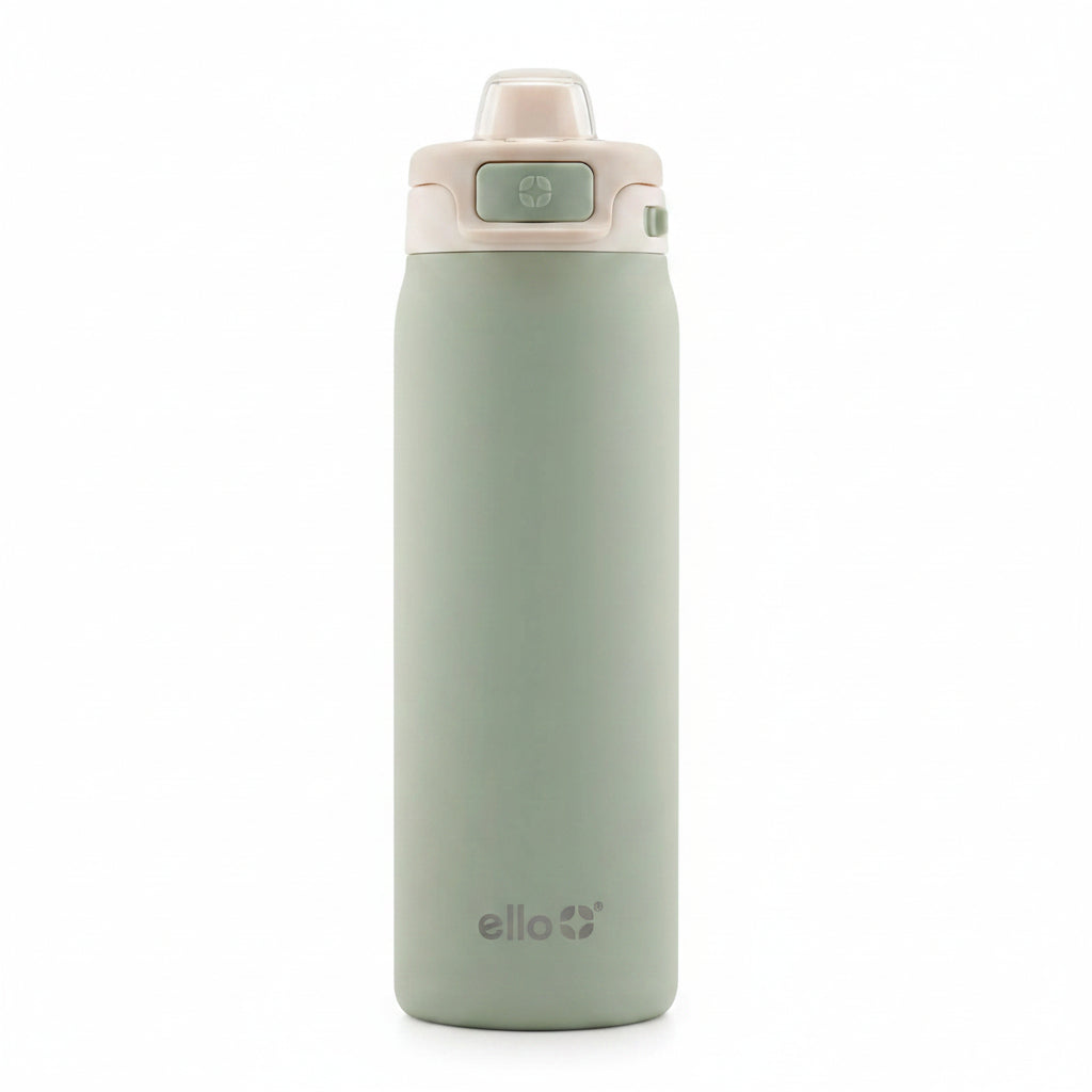 Ello Stainless Steel Water Bottle with Straw With Handle - ShopUSA - Kenya
