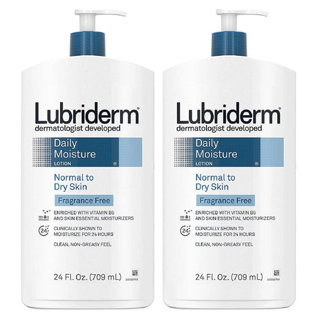 Lubriderm Daily Moisture Face, Hand & Body Lotion for Sensitive Skin (2pk) - ShopUSA - Kenya