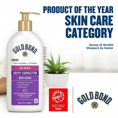 Gold Bond Age Renew Crepe Corrector Body Lotion, 384 mL - ShopUSA - Kenya