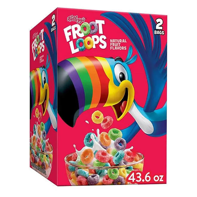 Kellogg's Froot Loops Cereal for kids (2 Pack) - ShopUSA - Kenya