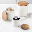 4-piece Canister With Acacia Wood Lid Set - ShopUSA - Kenya