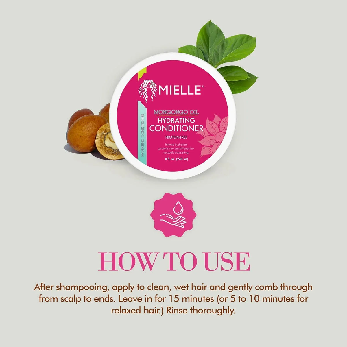 Mielle Organics Mongongo Oil Protein-Free Hydrating Conditioner - ShopUSA - Kenya