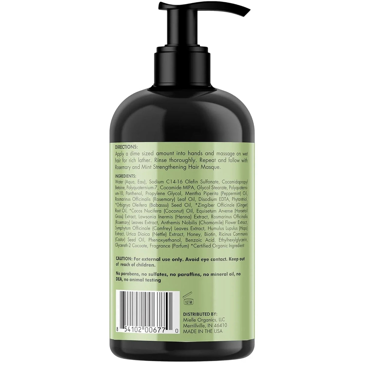 Mielle Rosemary Mint Strengthening Shampoo + Biotin - ShopUSA - Kenya