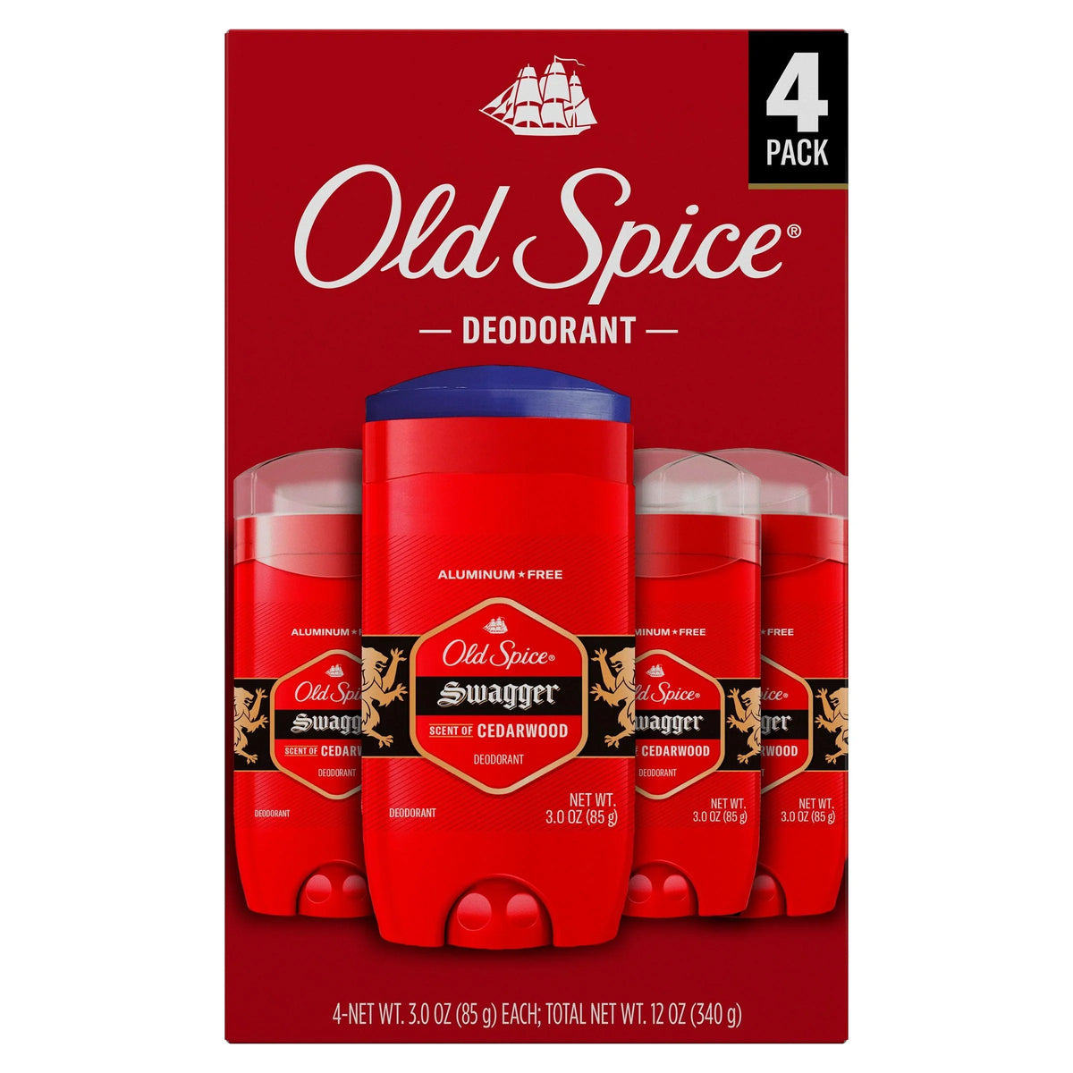 Old Spice Swagger Aluminum Free Deodorant 4-pack - ShopUSA - Kenya