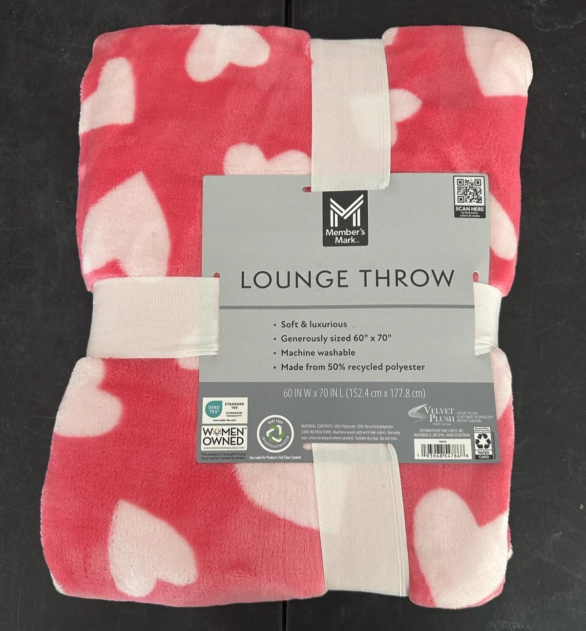 Member's Mark Cozy Throw,  Blanket