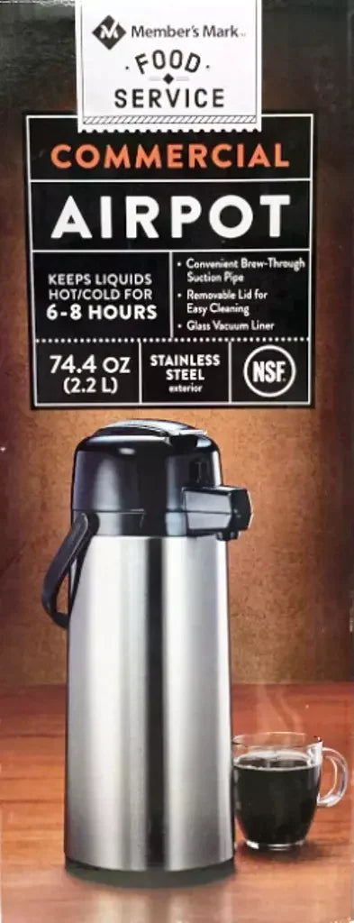 Stainless Steel Thermos in Kenya - Member's Mark 2.2 L Airpot