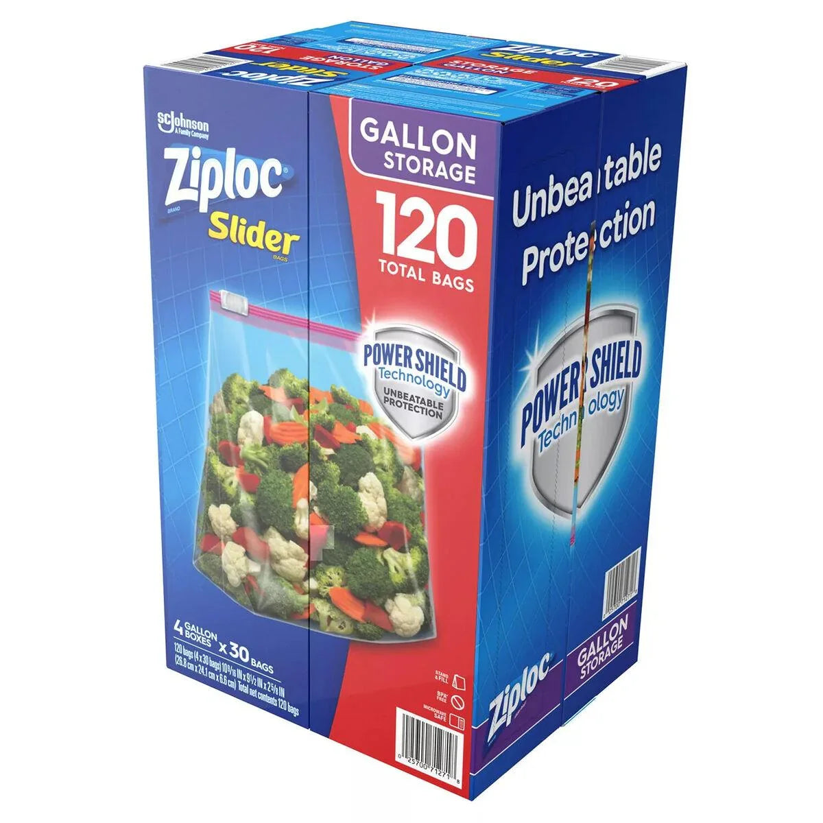 Ziploc Storage Slider Gallon Bags (120 ct.) - ShopUSA - Kenya