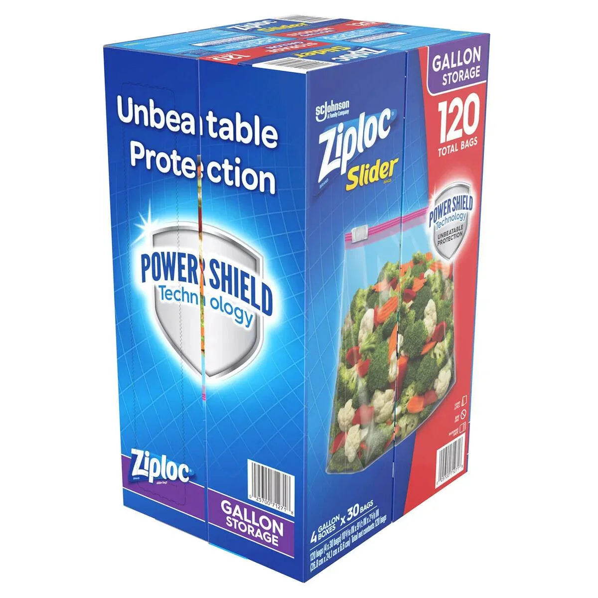 Ziploc Storage Slider Gallon Bags (120 ct.) - ShopUSA - Kenya