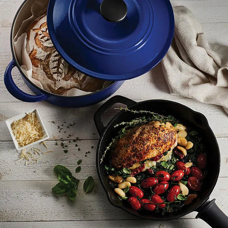 Tramontina 3-Piece Cast Iron Cookware Set, Blue - Detail 5