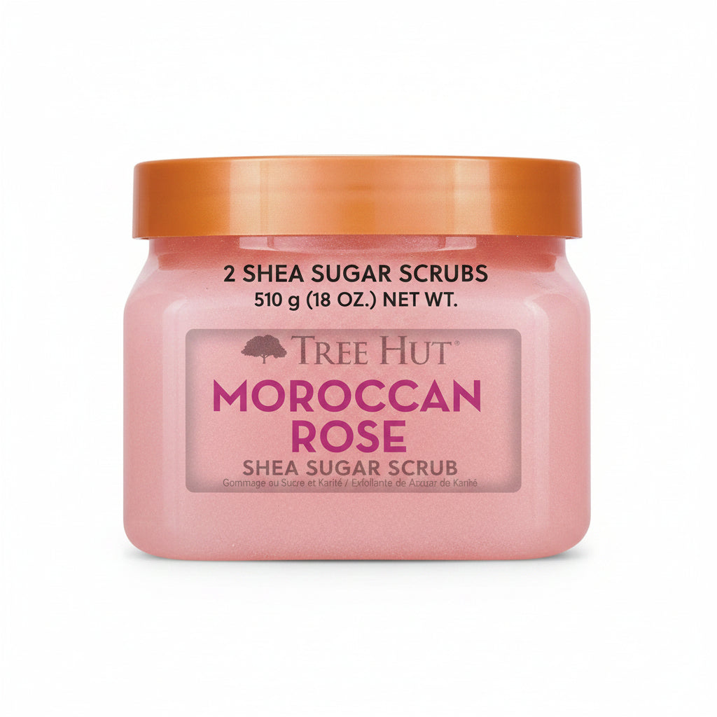 Shea Sugar Body Scrub |Shop Tree Hut in Nairobi  (Moroccan Rose)