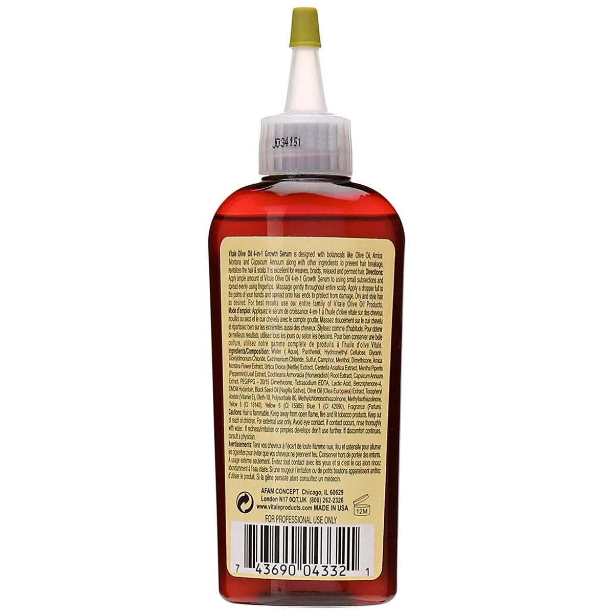 VITALE Olive Oil 4-in-1 Growth Serum - ShopUSA - Kenya