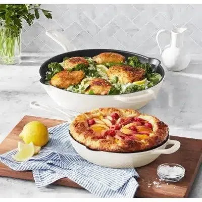 2-Piece Enamel Cast Iron Set, Sage - Detail 1