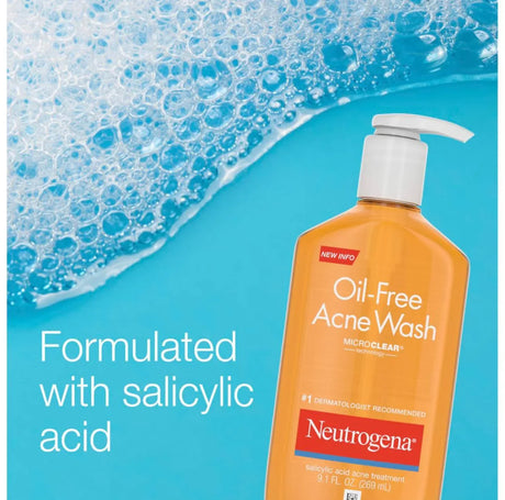 Neutrogena Oil-Free Acne Face Wash (269 mL, 2 pk.) - ShopUSA - Kenya