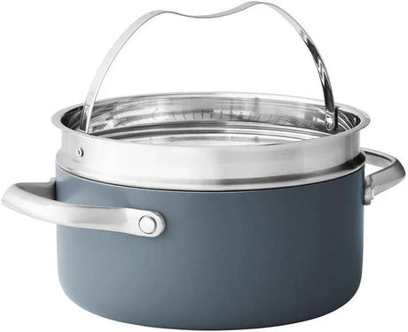 Member's Mark 11-Piece Modern Ceramic Cookware Set, Green - Detail 6