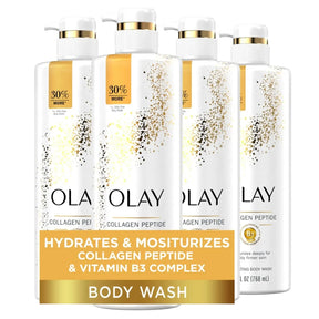Olay Cleansing & Firming Body Wash with Vitamin B3 and Collagen 591 mL - ShopUSA - Kenya