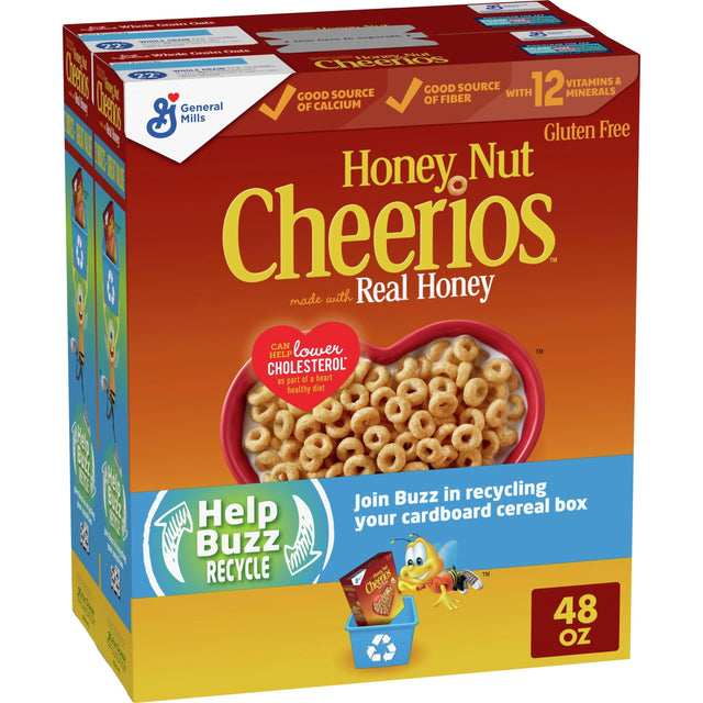 Honey Nut Cheerios Heart Healthy Breakfast Cereal (2 Pack) - ShopUSA - Kenya