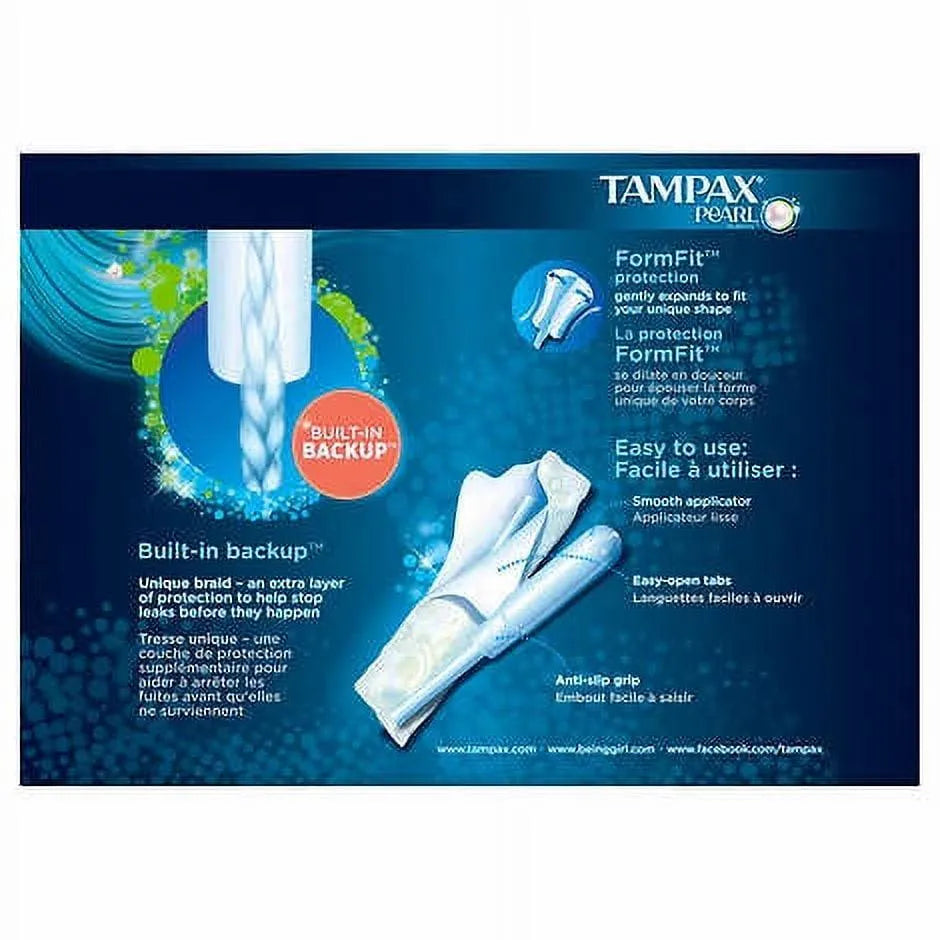 Tampax Pearl Super Tampons 96-count - ShopUSA - Kenya