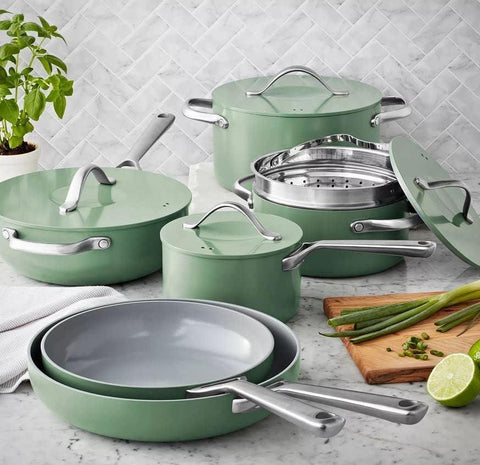 Member Mark 11 Piece Modern Ceramic Cookware Set (Assorted Colors) - ShopUSA - Kenya