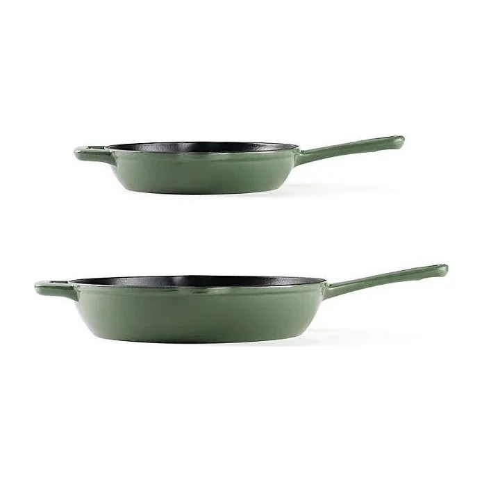 2-Piece Enamel Cast Iron Set