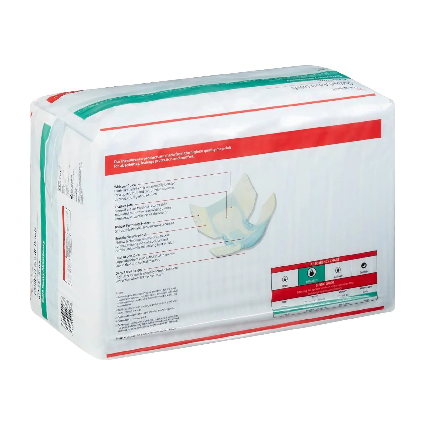 Adult Diapers (50% off) Cardinal Health Quilted
