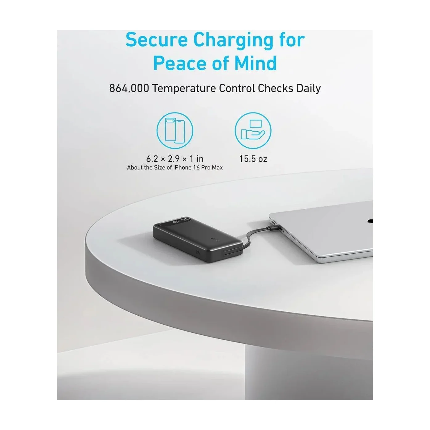 Anker Laptop Power Bank Portable Charger, 20,000mAh 87W