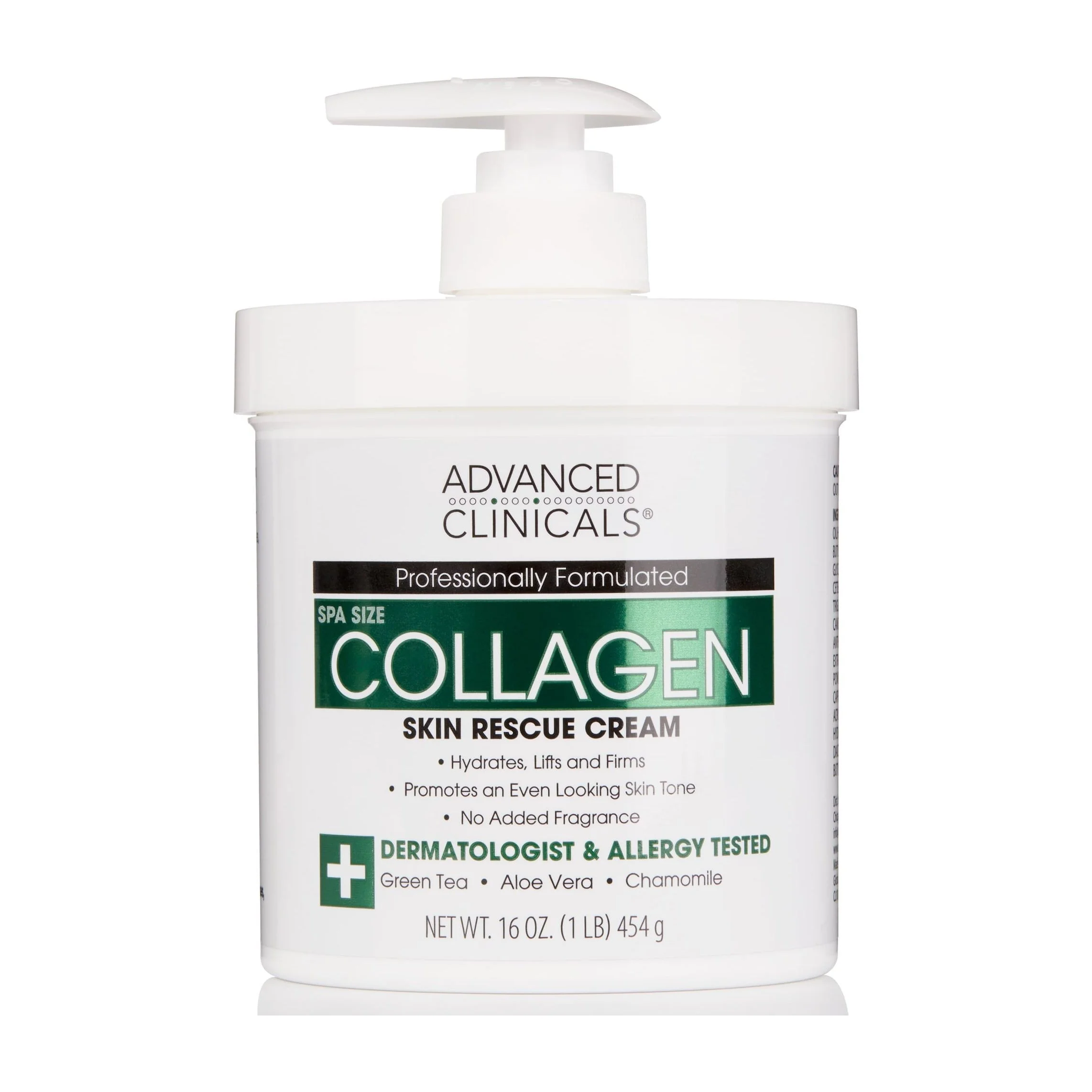 Advanced Clinicals Collagen Cream Body and Face Moisturize