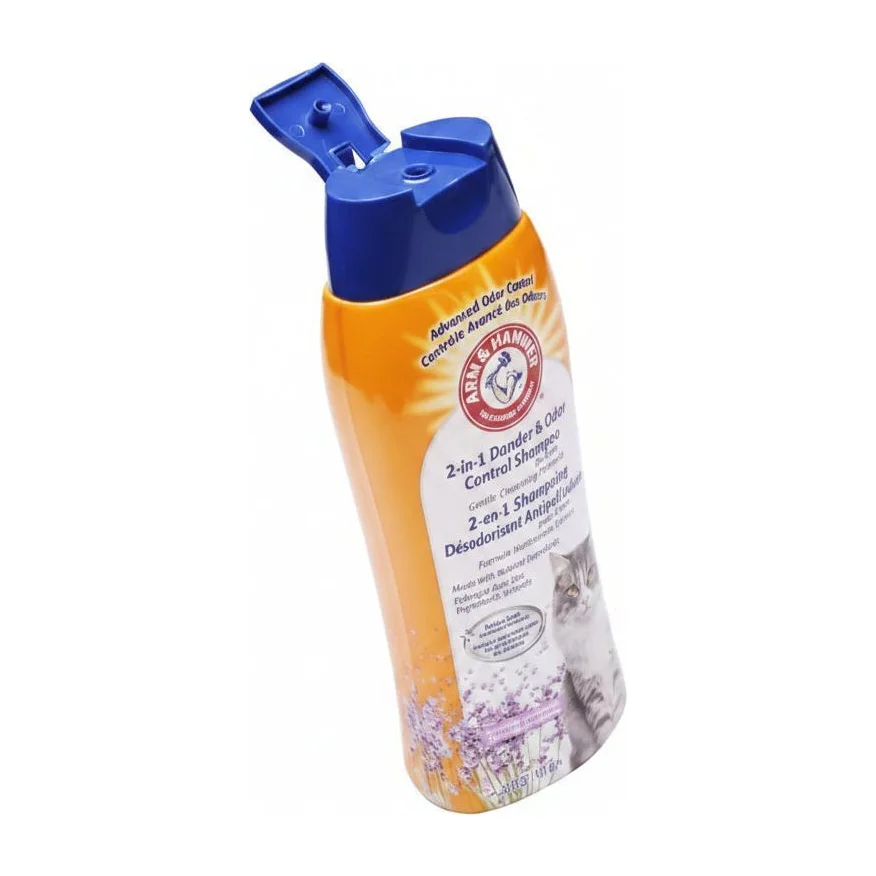 Arm & Hammer 2-in-1 Deodorizing & Dander Reducing Cat Shampoo (2-Pack)