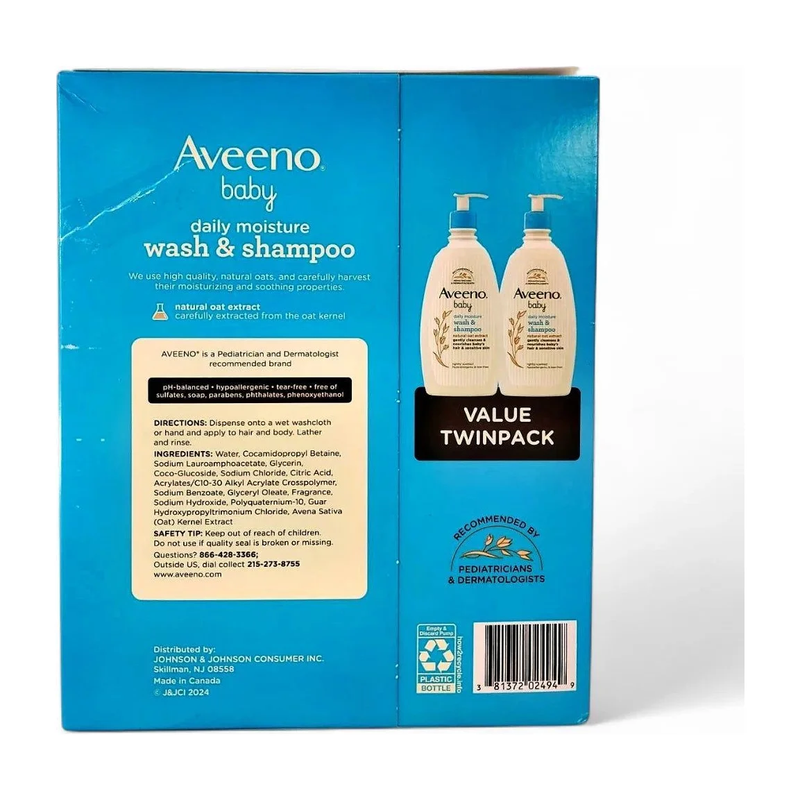 Aveeno Baby Wash and Shampoo in Kenya - (2 Pack )