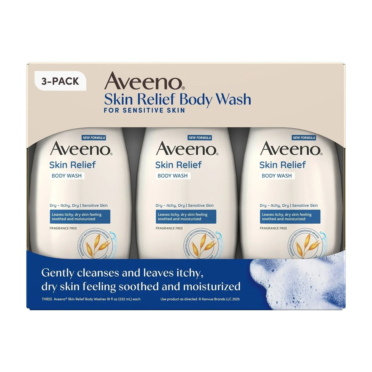 Aveeno Skin Relief Body Wash in Kenya - Pack of 3