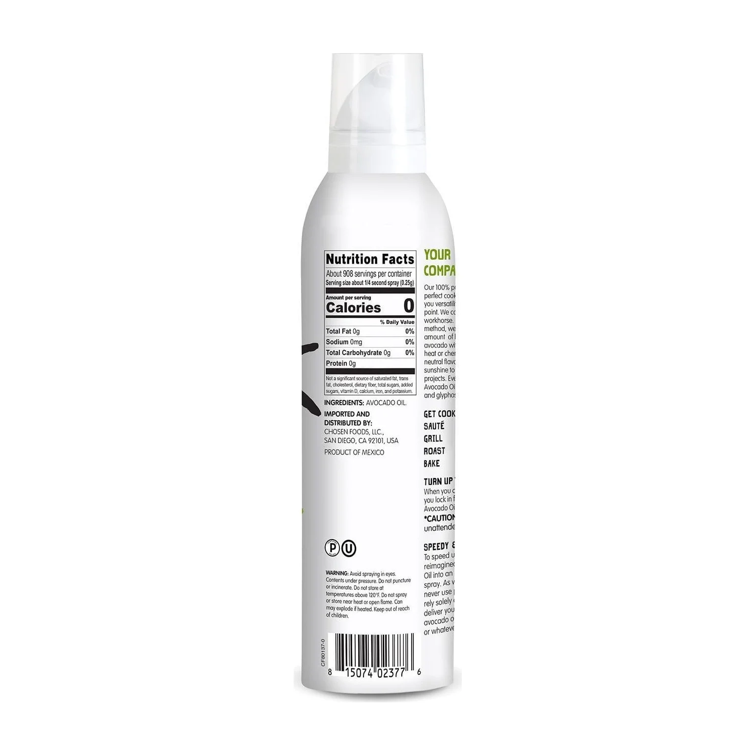 Avocado Oil Spray in Kenya - Chosen Foods 100% Pure, 2 Pack