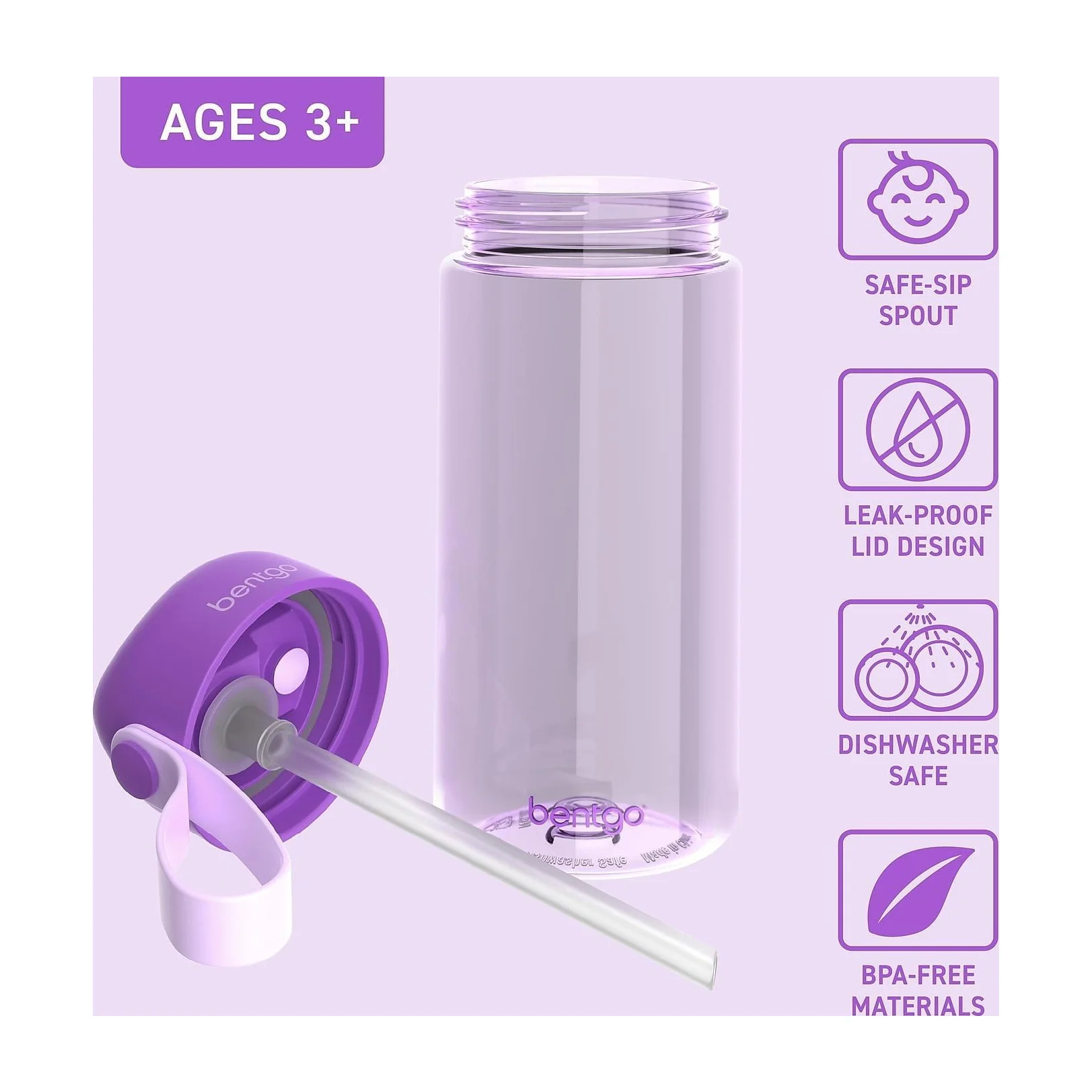 Bentgo Kids Leak-Proof Water Bottle